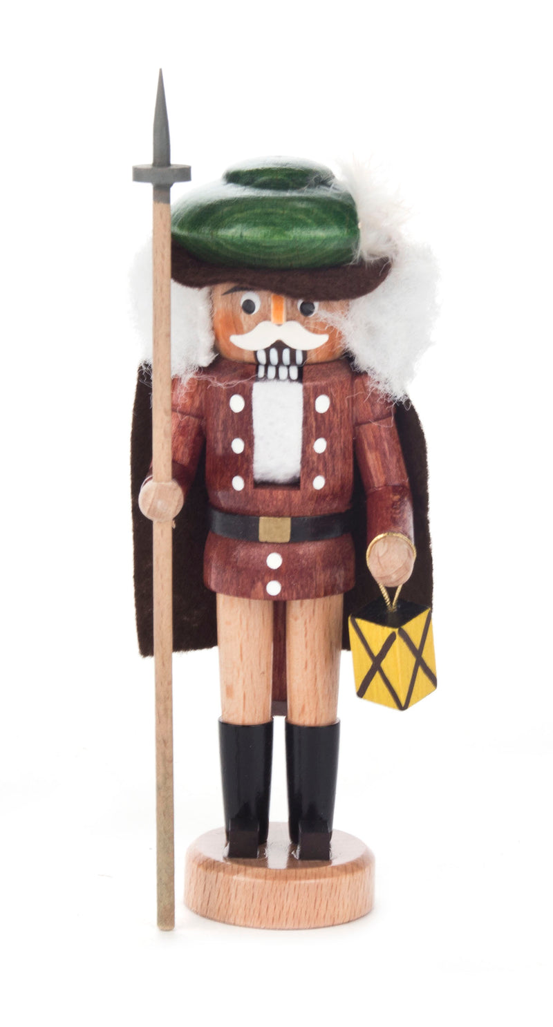 071/150N - Miniature Nutcracker - Nightwatchman in Natural