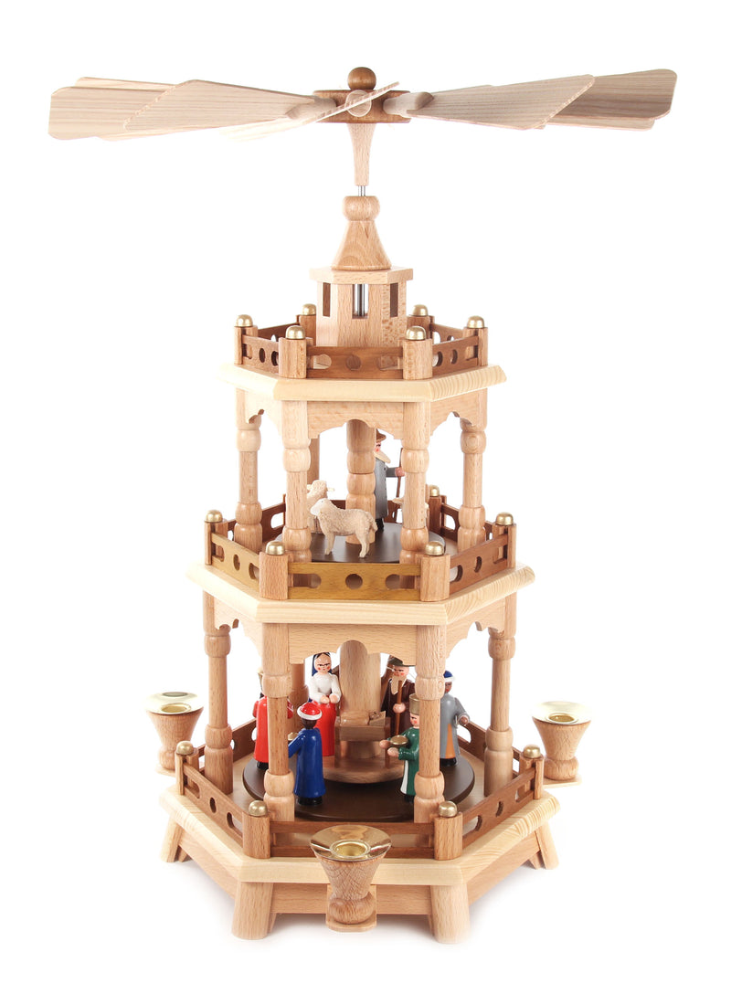 085/015/1 - Two Tier Nativity Pyramid