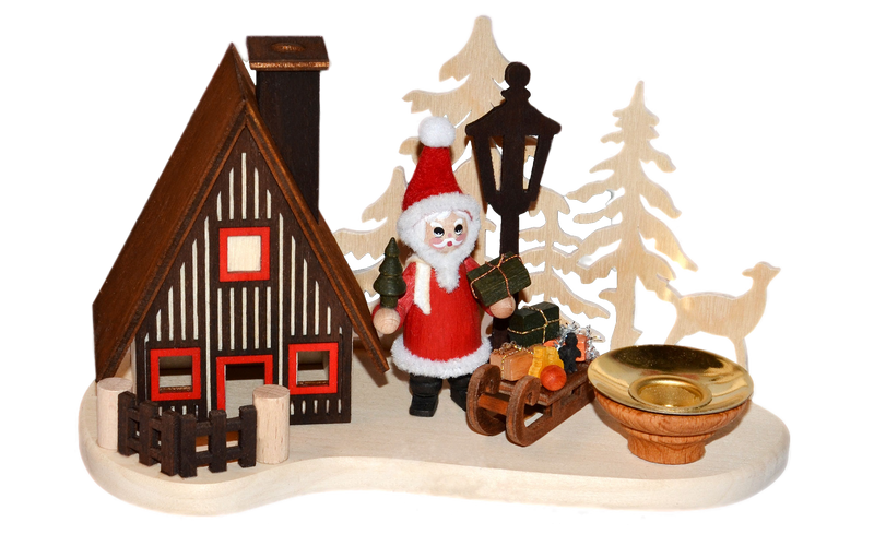 9910-623 - Smoker - Santa with Sleigh