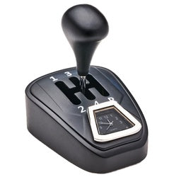 C3286BK - Black Stick Shift Miniature Clock