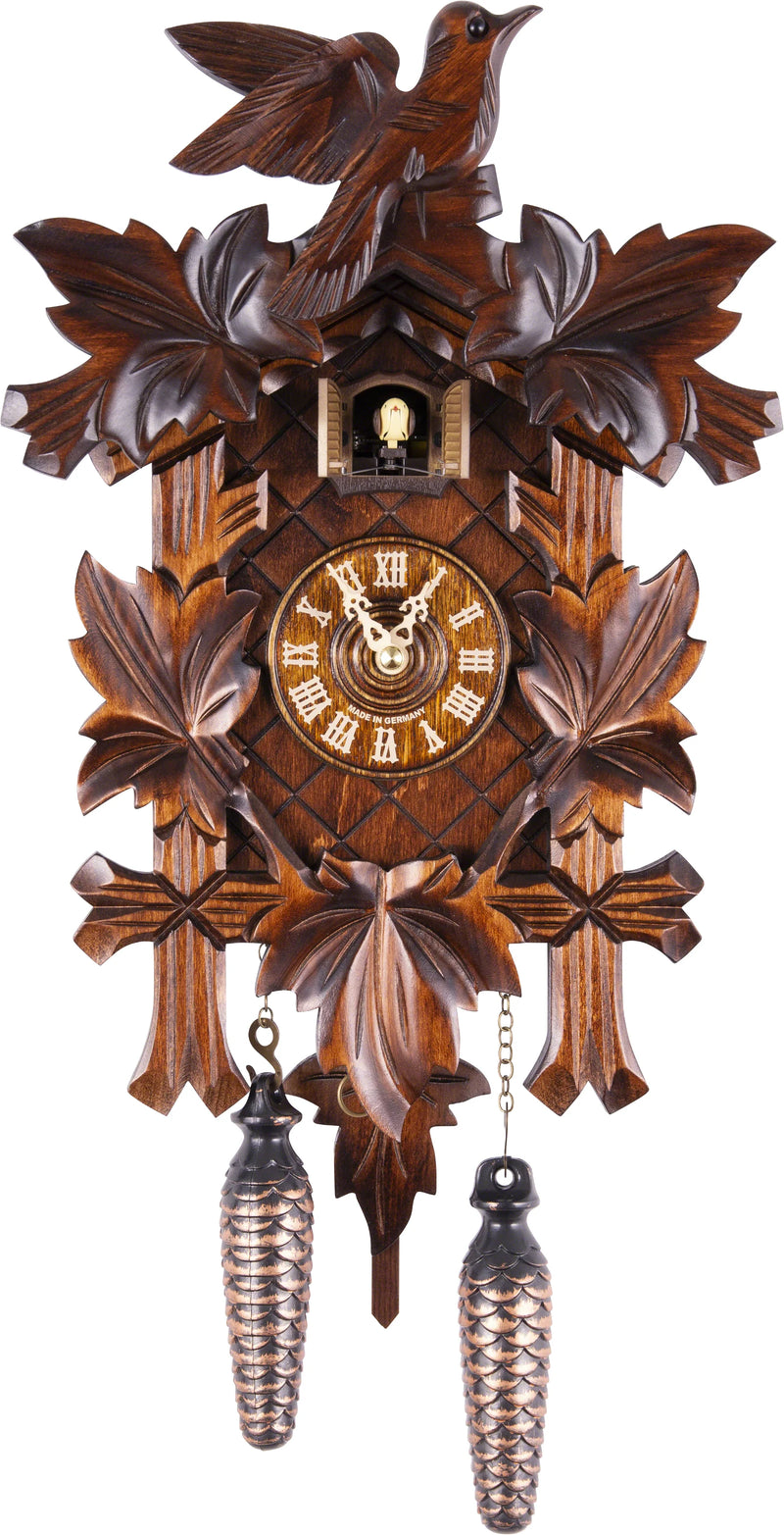 KU350QM - 5 Leaf 1 Bird Quartz Musical Cuckoo Clock