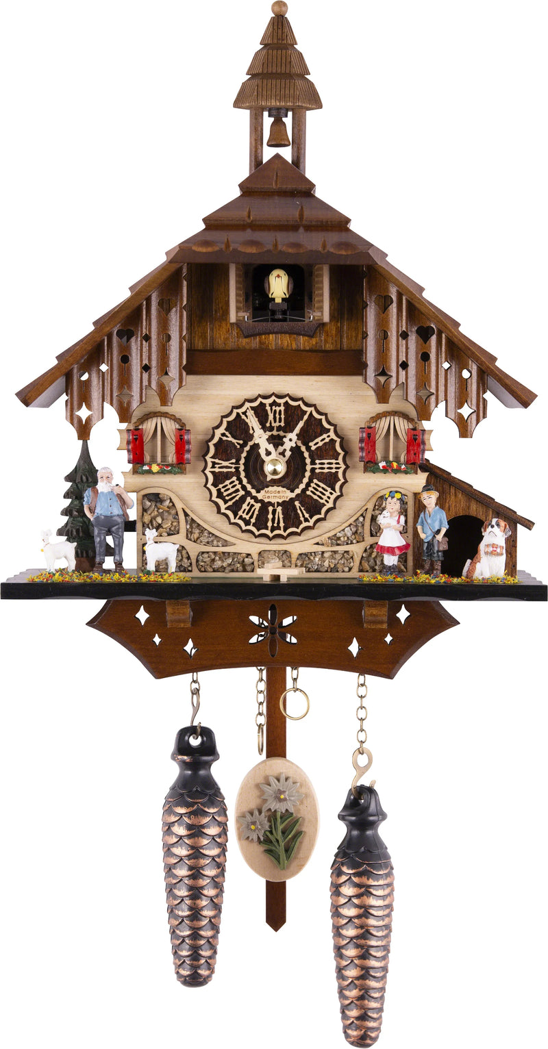 KU4248QM - Quartz Musical Chalet with Heidi Scene