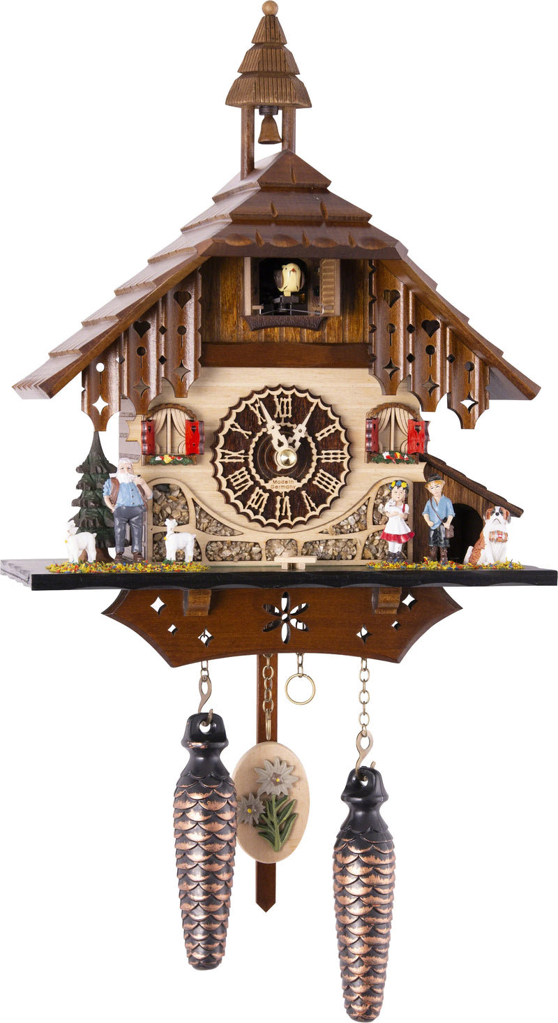 KU4248QM - Quartz Musical Chalet with Heidi Scene