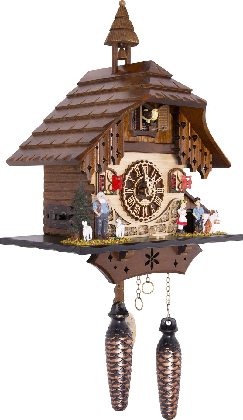 KU4248QM - Quartz Musical Chalet with Heidi Scene