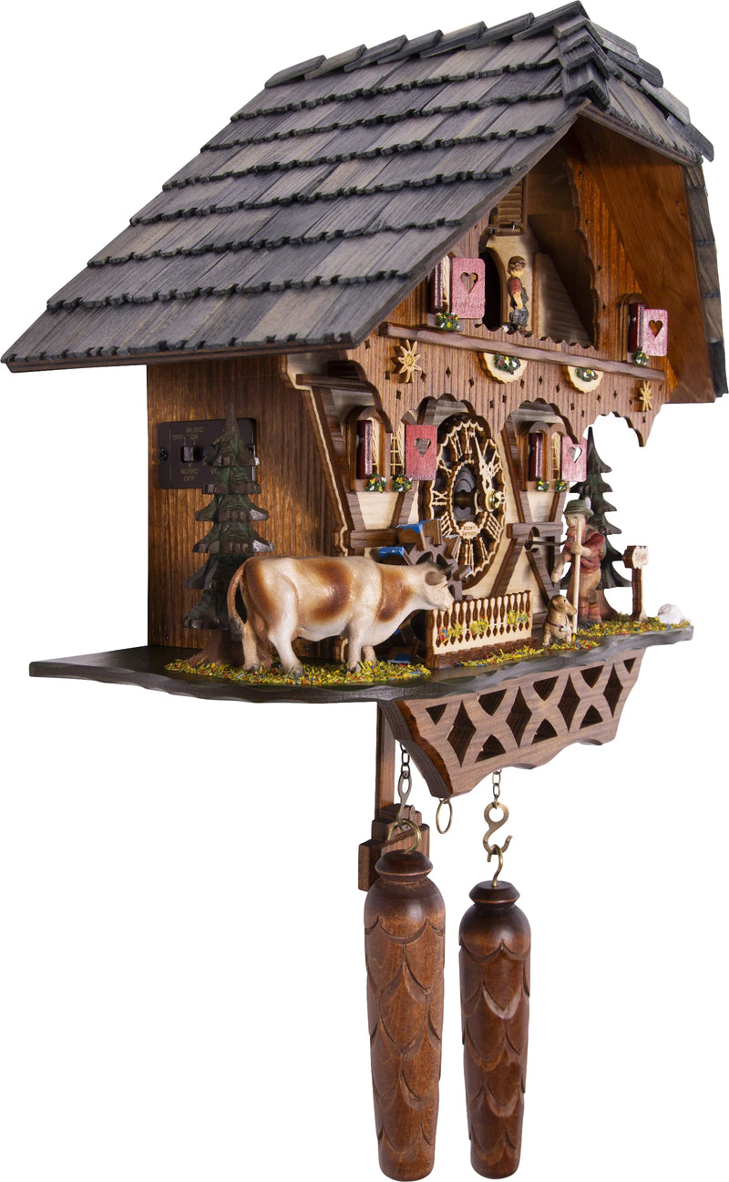 KU4287QM - Quartz Musical Chalet with Wanderer & Dachshund