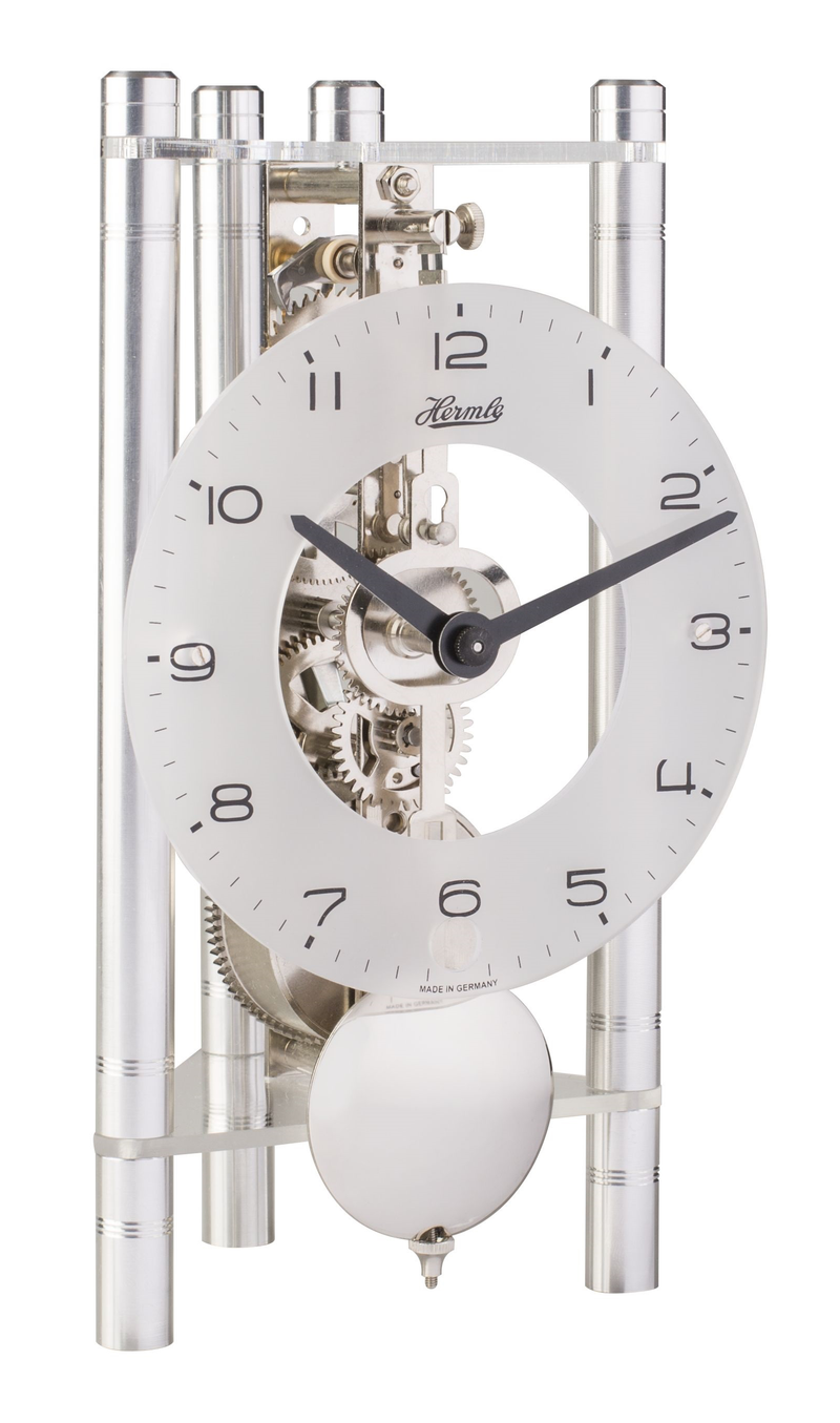 Hermle Lakin Skeleton Table Clock (Various Colors)