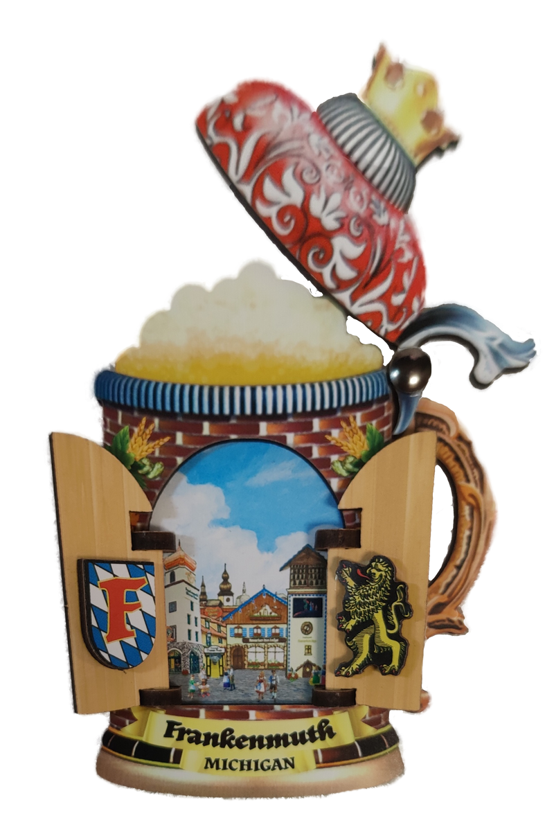 M-887F - Frankenmuth Beer Stein Magnet