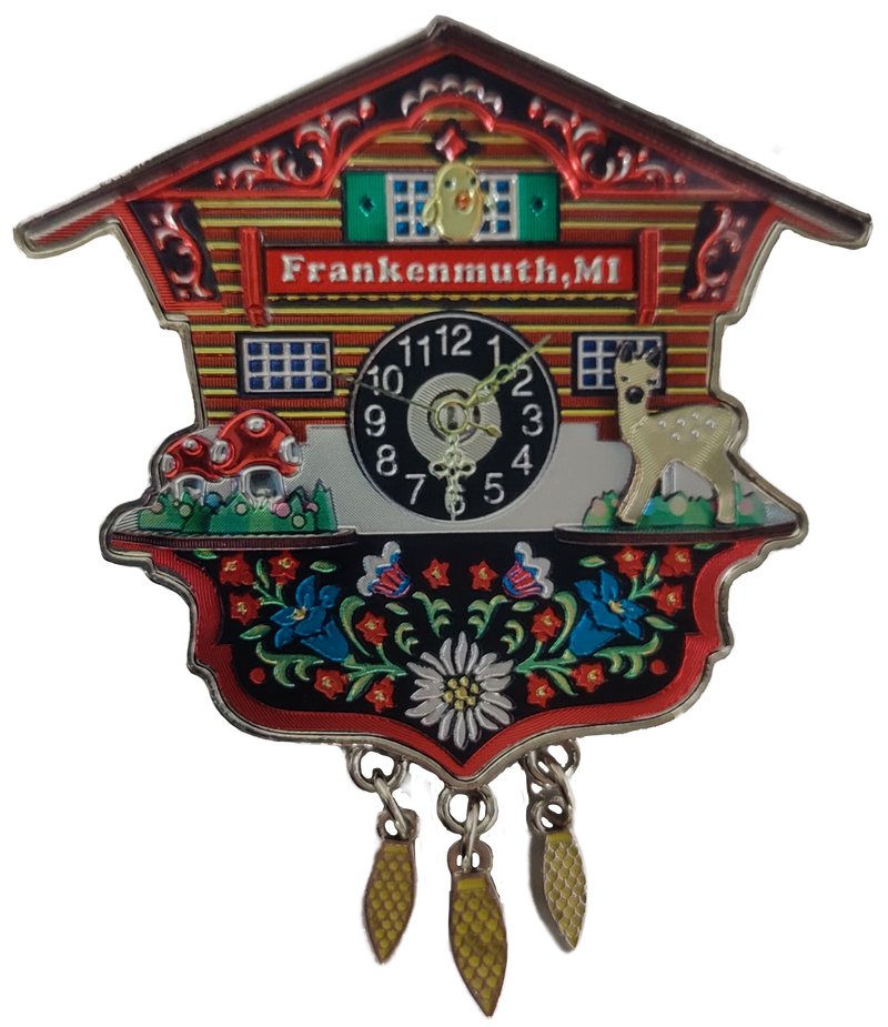 M-898F - Metalic Cuckoo Clock Magnet