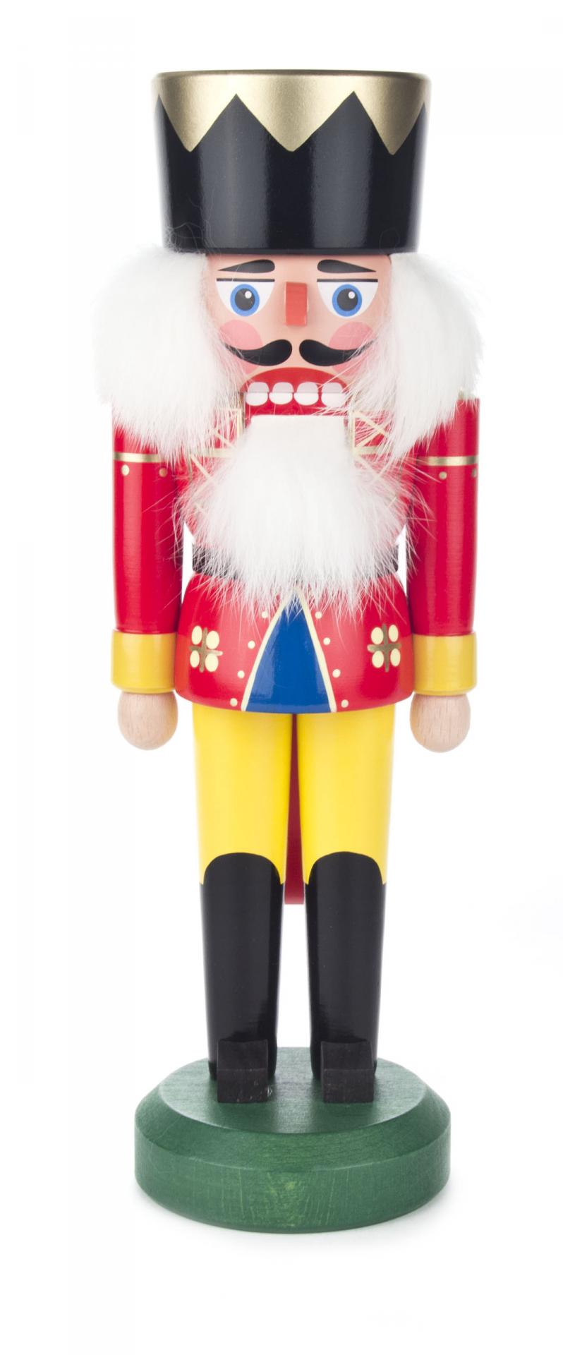 012/015/2 - King Nutcracker in Red & Yellow - 28cm