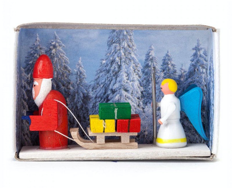 028/075 - Matchbox Scene with Santa & Angel