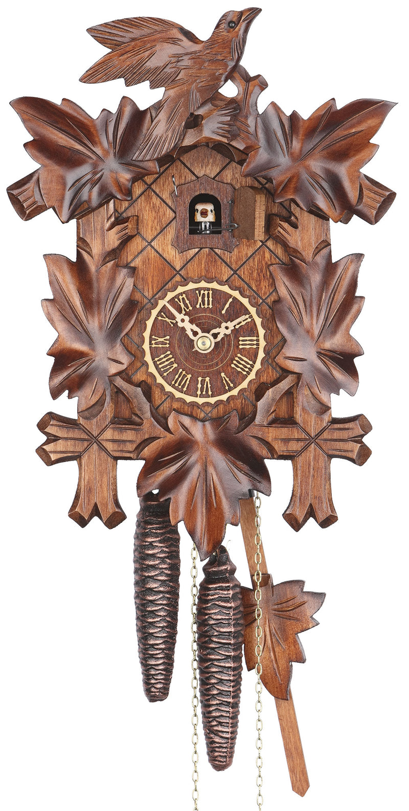 KU11002nu - 1 Day 5 Leaf Cuckoo Clock