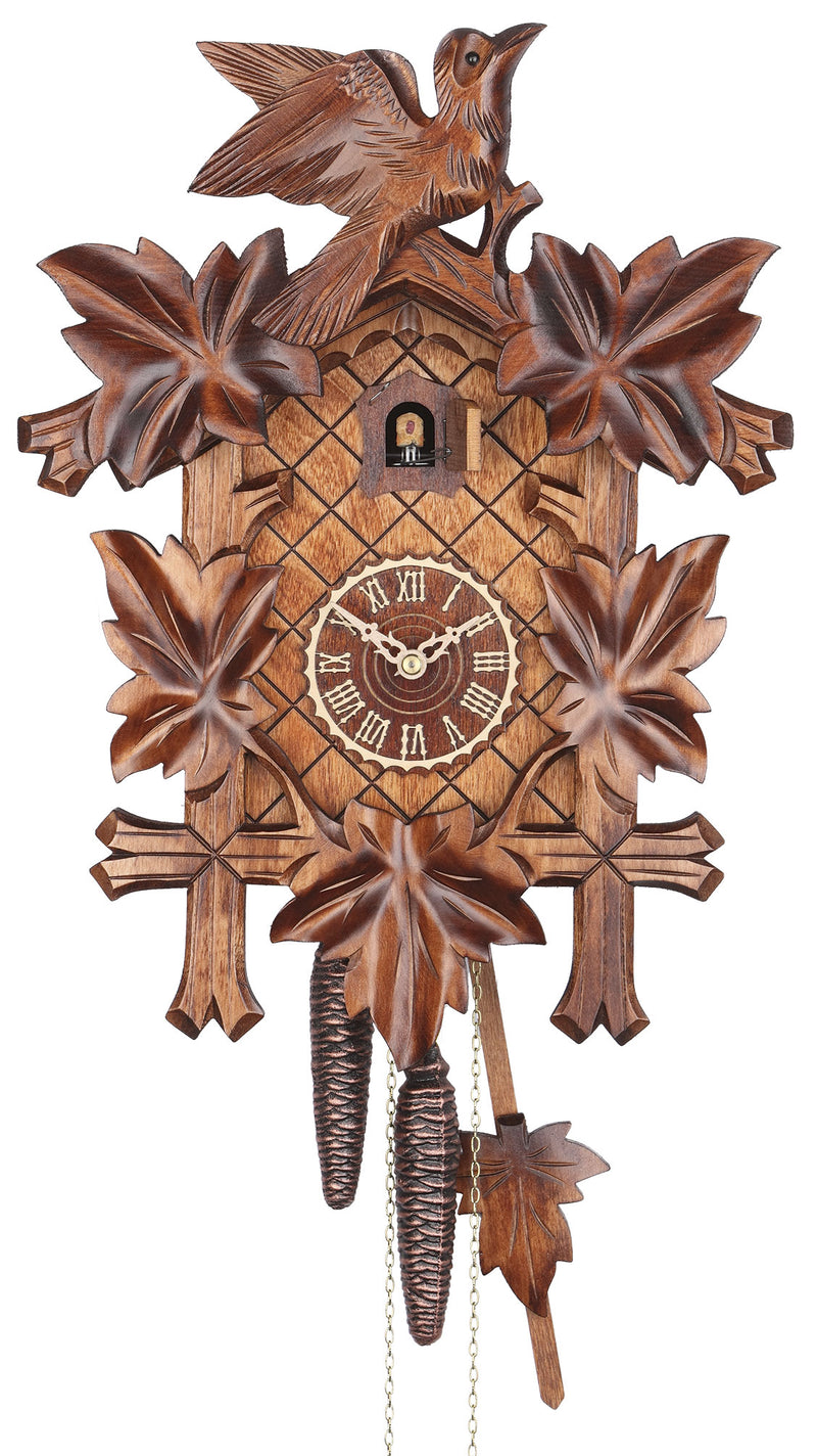 KU11004nu - 1 Day 5 Leaf 1 Bird Cuckoo Clock