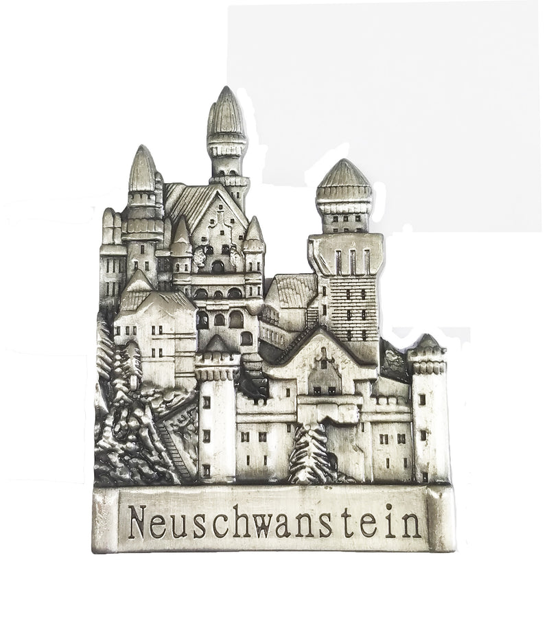 0001 - Metal Neuschwanstein Magnet