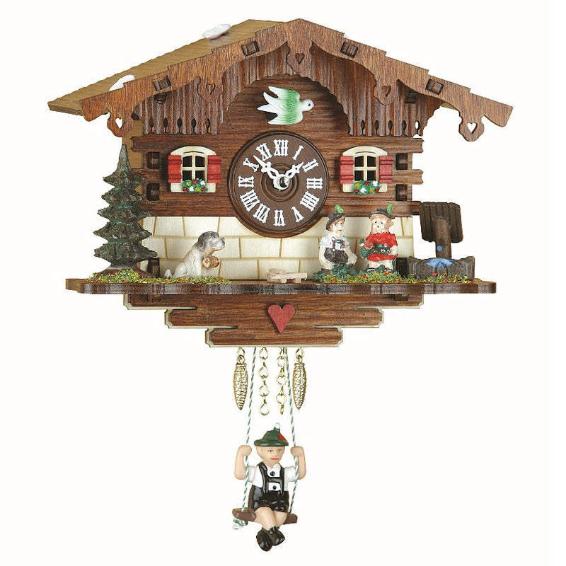 2008SQ - Novelty Chalet w/ Dog & Couple