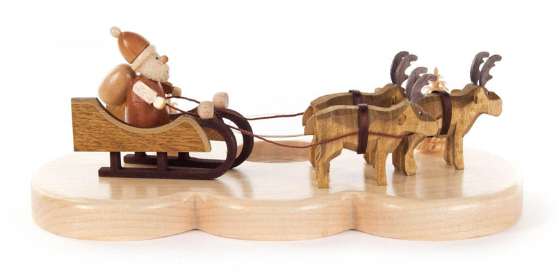 200/138N - Tealight Holder with Santa & Reindeer