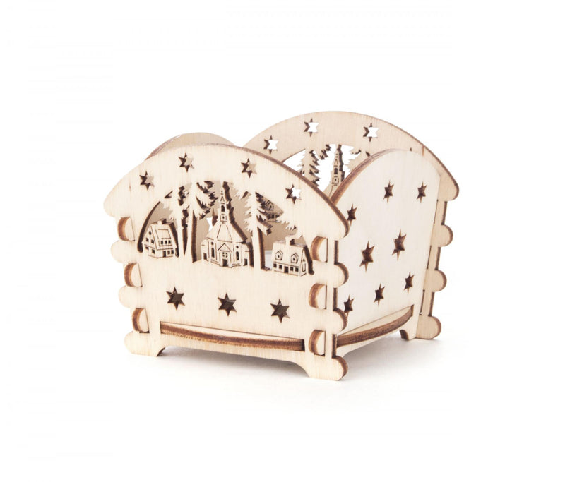 201/117 - Tealight Holder with Seiffen Church