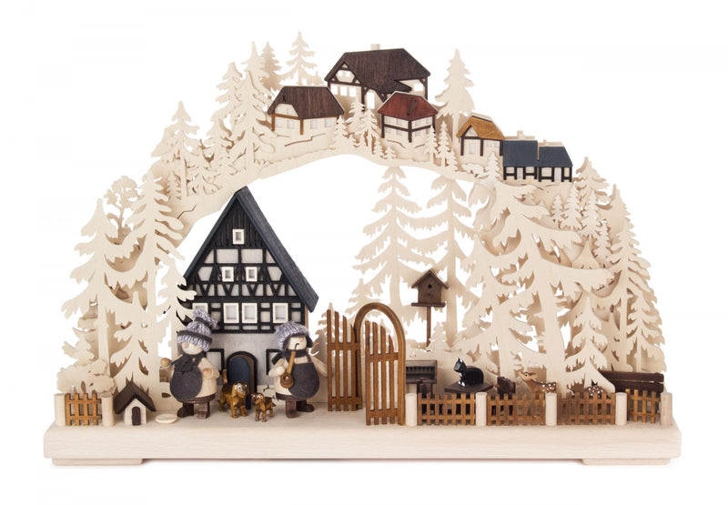 202/90697 - Schwibbogen with Village Scene