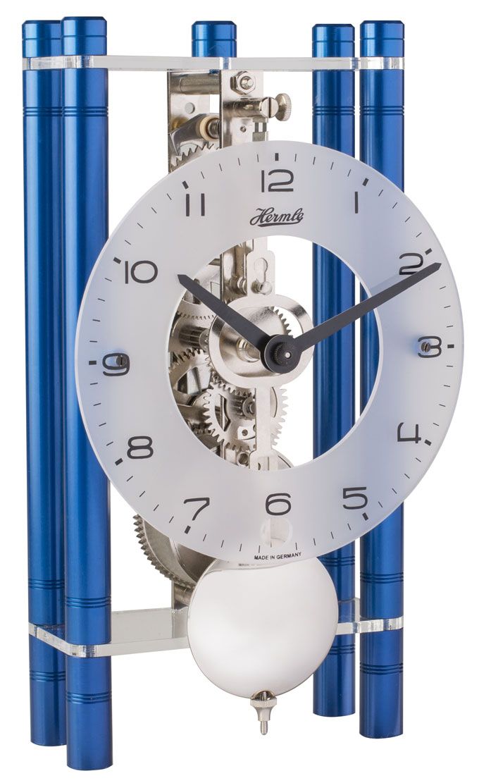 Hermle Mikal Skeleton Table Clock (Various Colors)