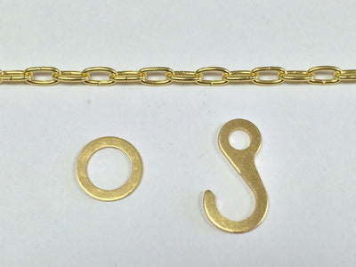 8 Day Regula Brass Chain