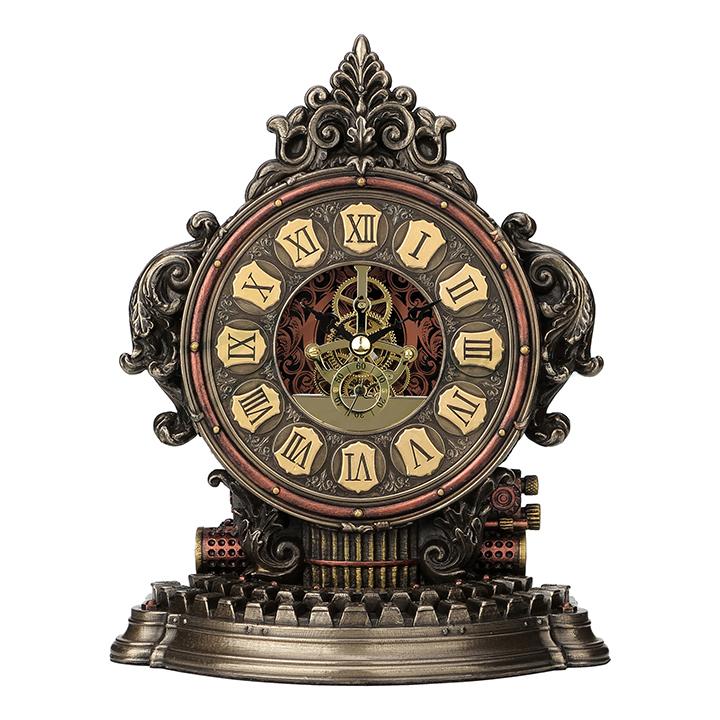 Steampunk Typewriter Gear Table Clock