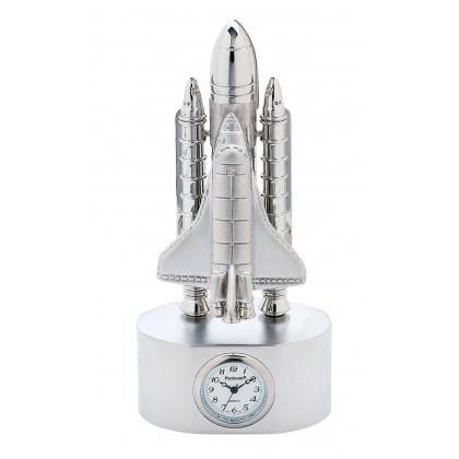 C366SIL - Space Shuttle Clock