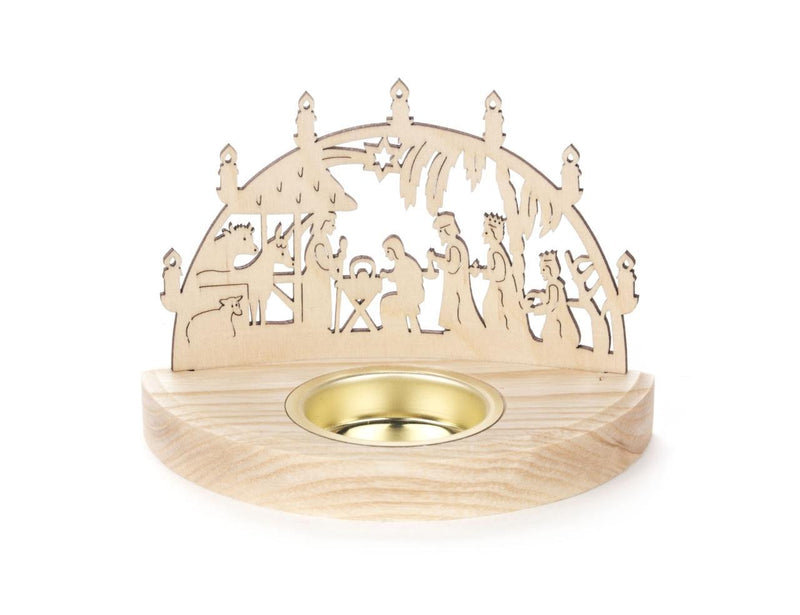 201/243/4 - Nativity Scene Tealight Holder