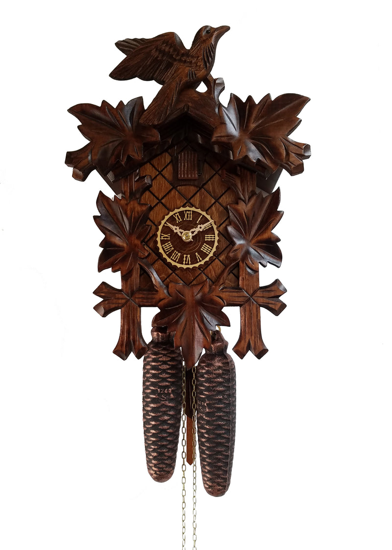 KU81003nu - 8 Day 5 Leaf 1 Bird Cuckoo Clock