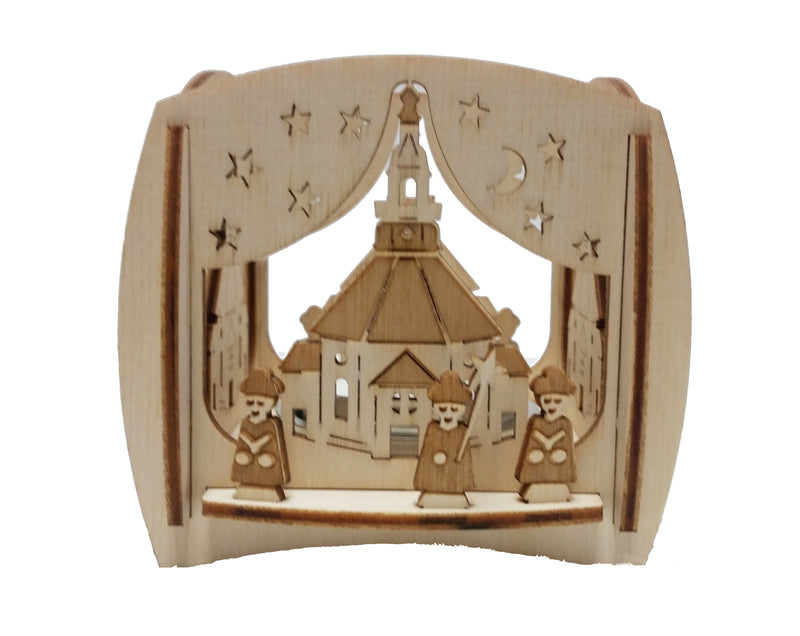 201/284/1 - Tealight Holder with Seiffen Church