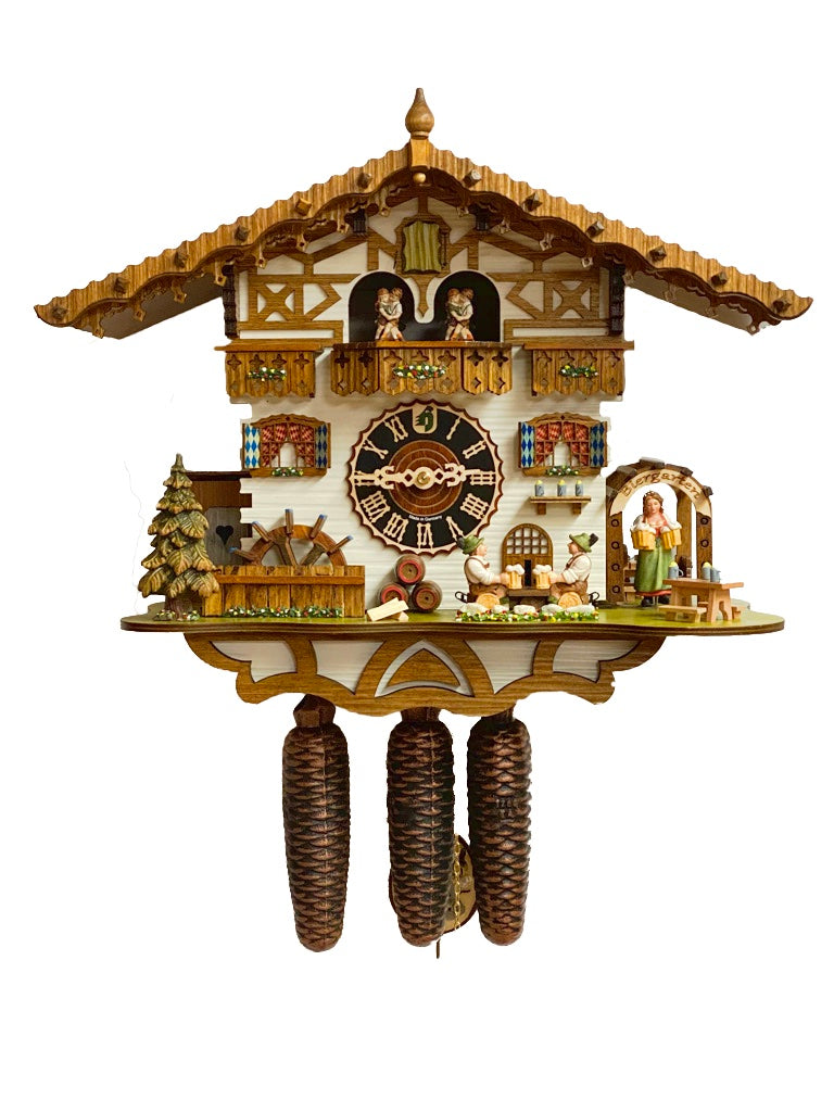 KU8664M - 8 Day Musical Biergarten Chalet Cuckoo Clock