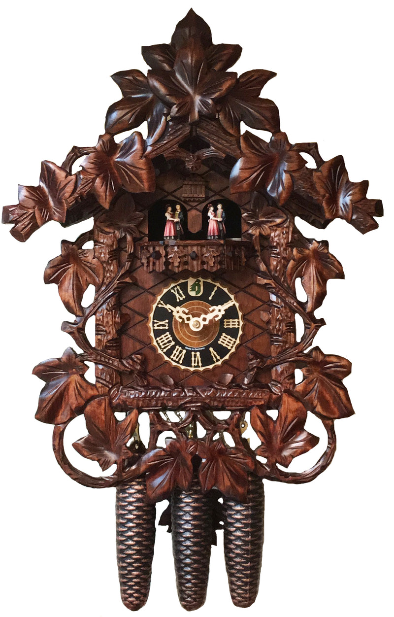 KU8905M - 8 Day Musical Grapevine Cuckoo Clock