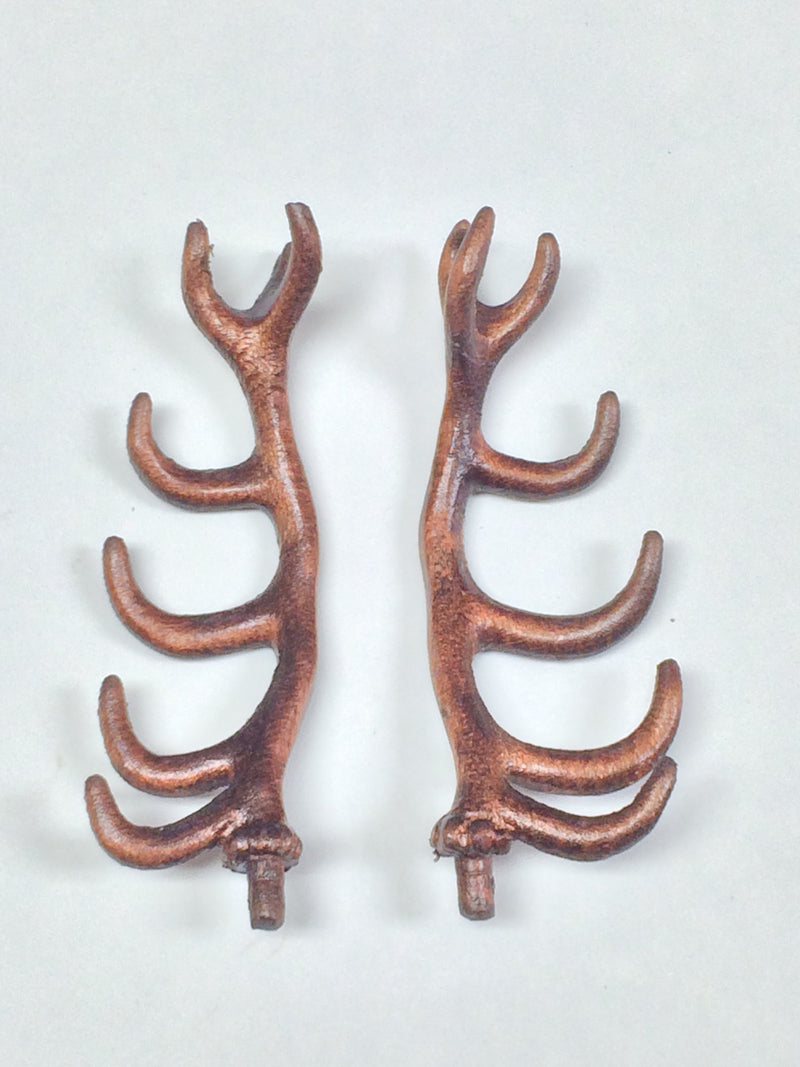 Deluxe Wooden Antlers 2"